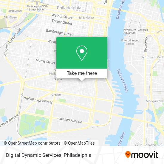 Digital Dynamic Services map