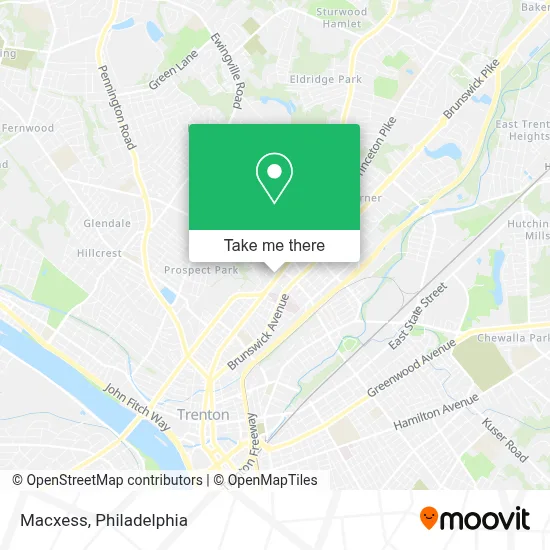 Macxess map