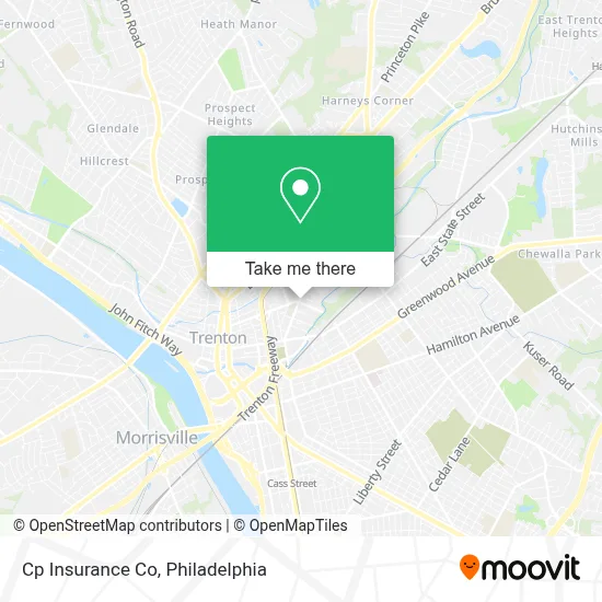 Cp Insurance Co map