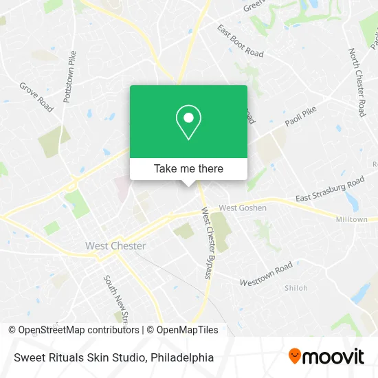 Sweet Rituals Skin Studio map