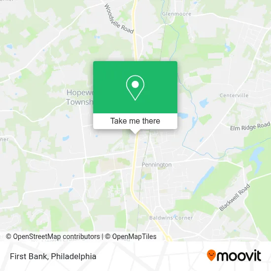 First Bank map
