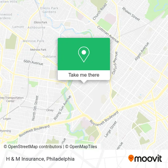 H & M Insurance map