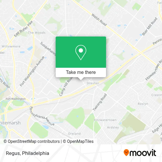 Regus map
