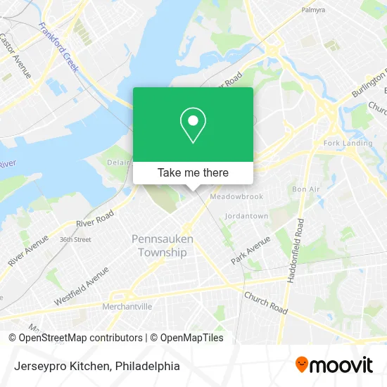 Jerseypro Kitchen map