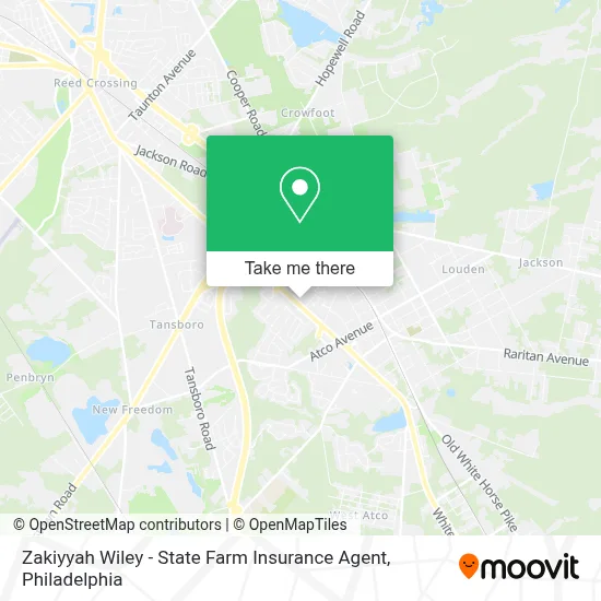 Zakiyyah Wiley - State Farm Insurance Agent map