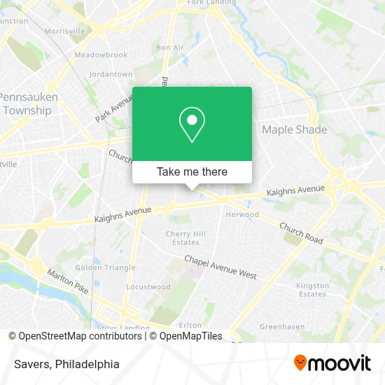 Savers map