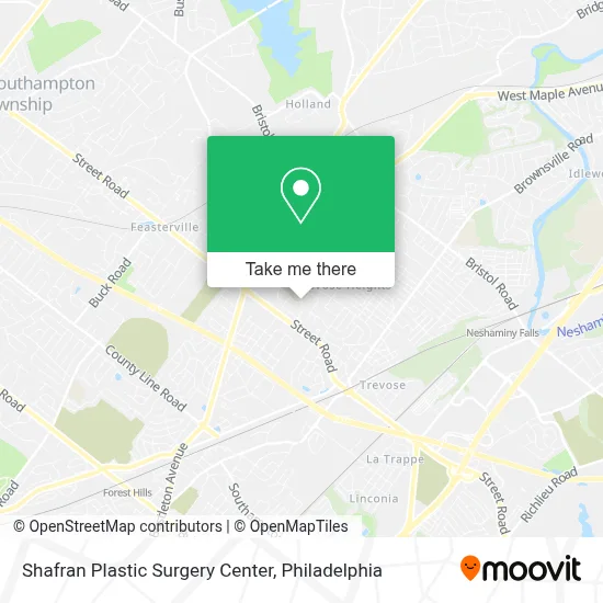 Shafran Plastic Surgery Center map