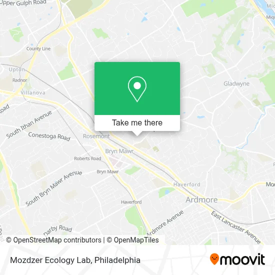 Mozdzer Ecology Lab map