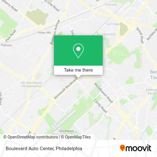 Boulevard Auto Center map