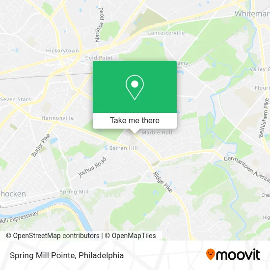 Spring Mill Pointe map