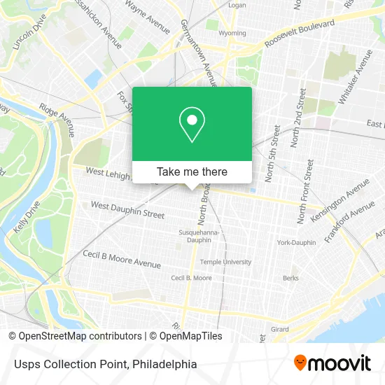 Usps Collection Point map