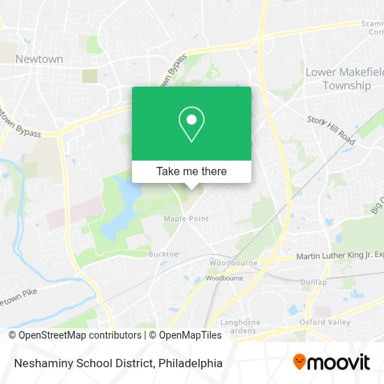 Neshaminy School District map