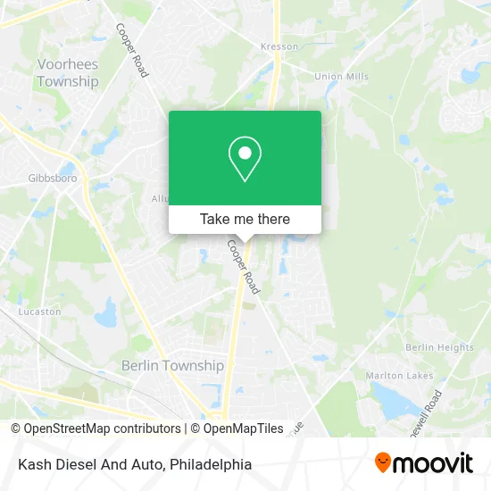 Kash Diesel And Auto map