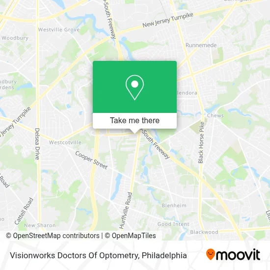 Visionworks Doctors Of Optometry map