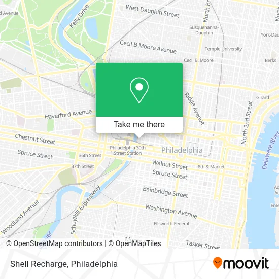 Shell Recharge map