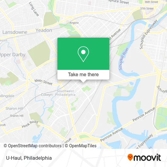 U-Haul map