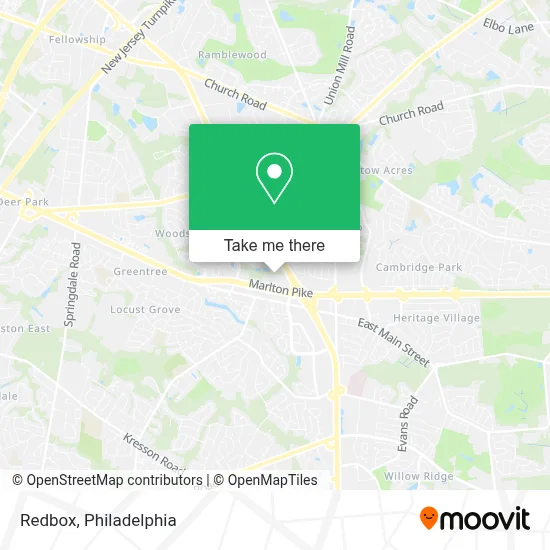 Redbox map