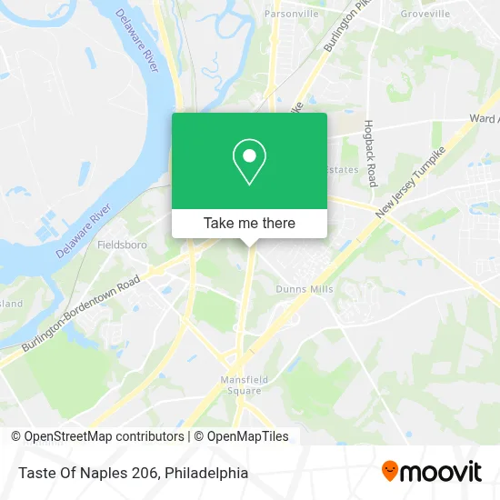 Taste Of Naples 206 map