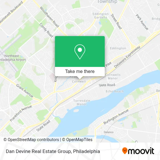 Dan Devine Real Estate Group map