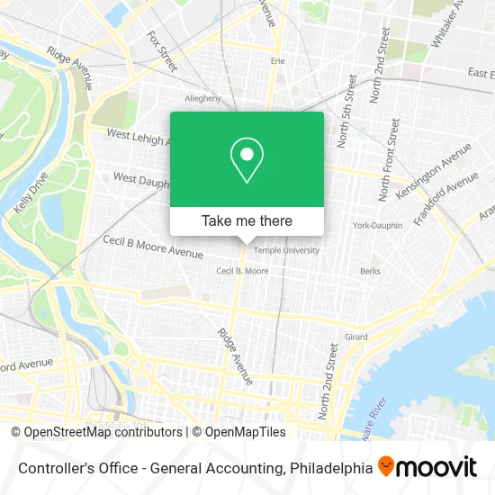 Controller's Office - General Accounting map