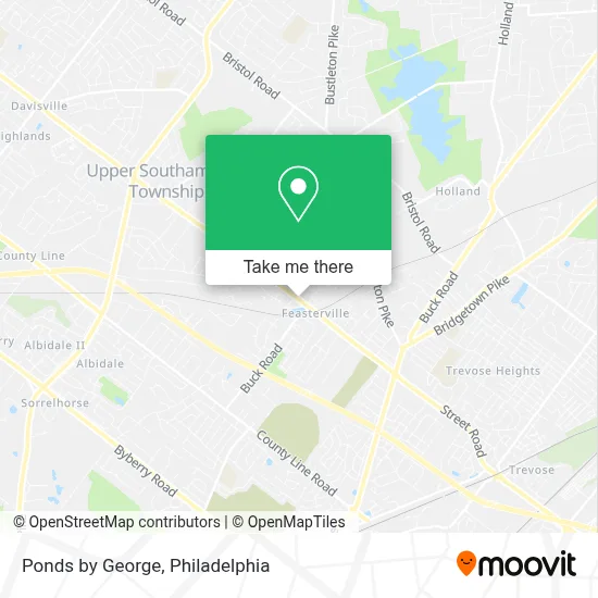 Ponds by George map