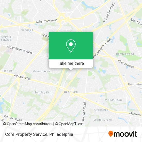 Core Property Service map