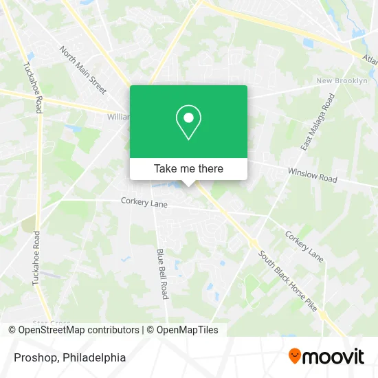 Proshop map