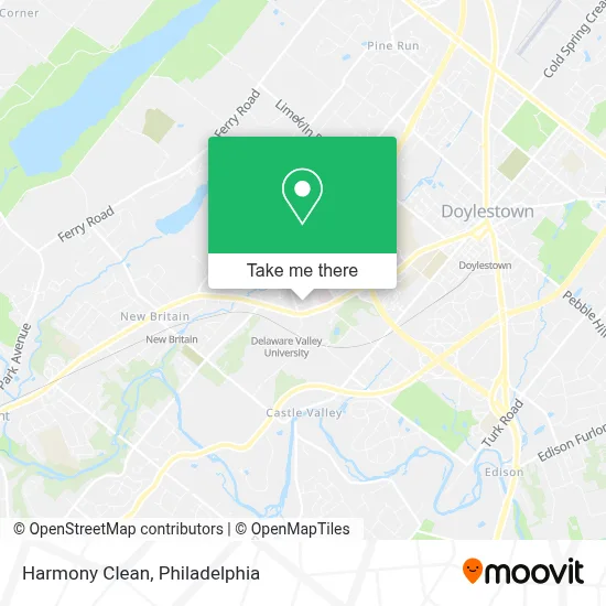 Harmony Clean map