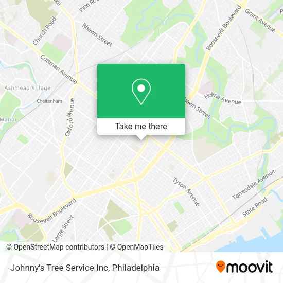 Johnny's Tree Service Inc map