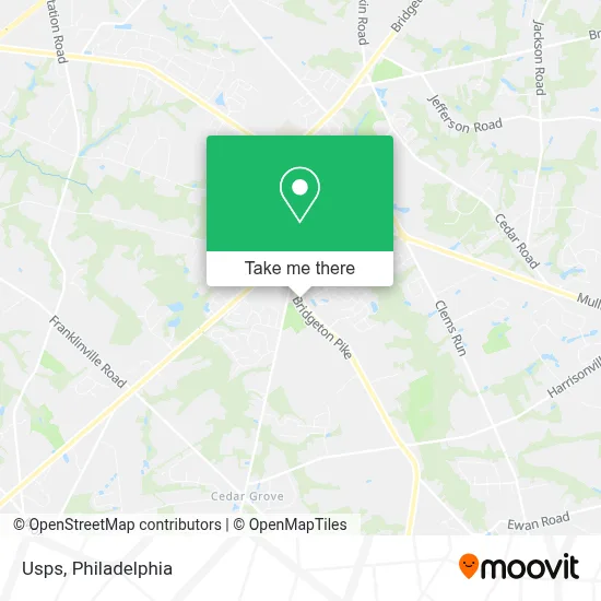 Usps map