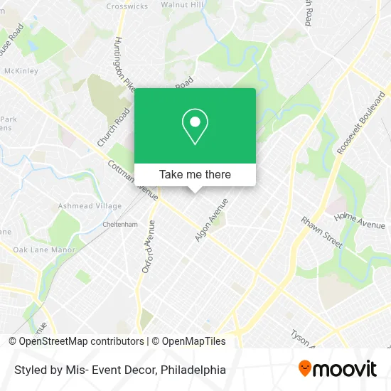 Styled by Mis- Event Decor map