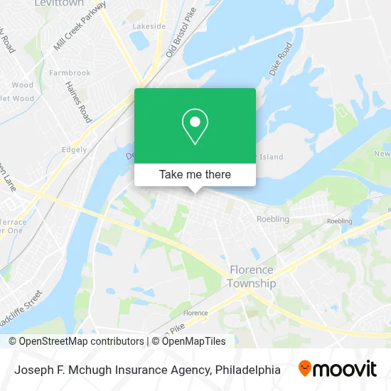 Joseph F. Mchugh Insurance Agency map