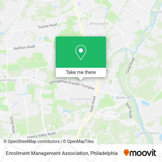 Enrollment Management Association map