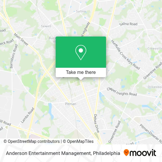 Anderson Entertainment Management map