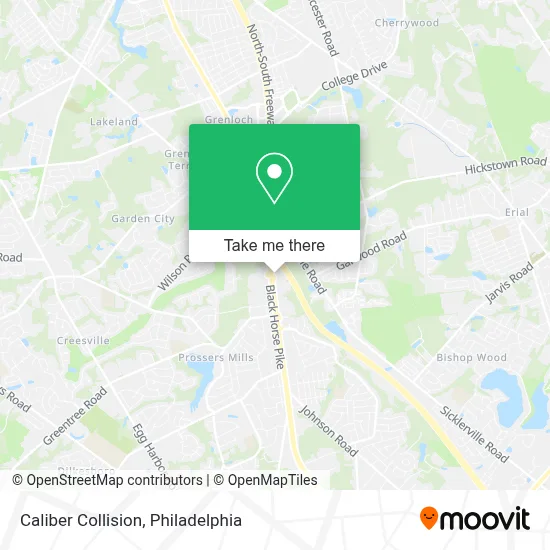 Caliber Collision map