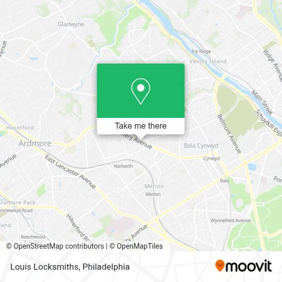 Louis Locksmiths map