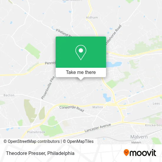 Theodore Presser map