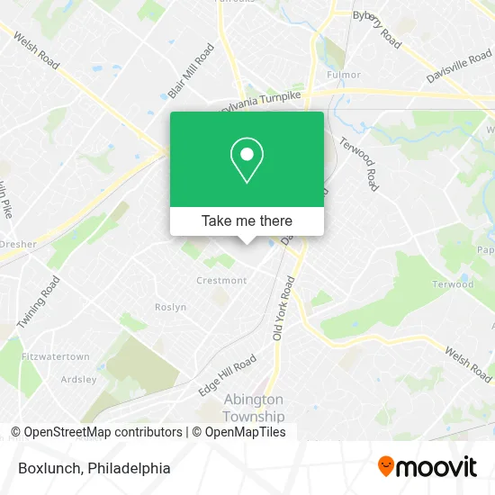 Boxlunch map