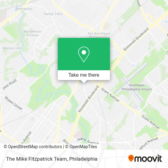 The Mike Fitzpatrick Team map