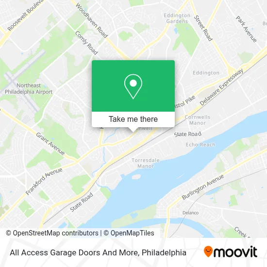 All Access Garage Doors And More map
