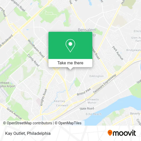 Kay Outlet map
