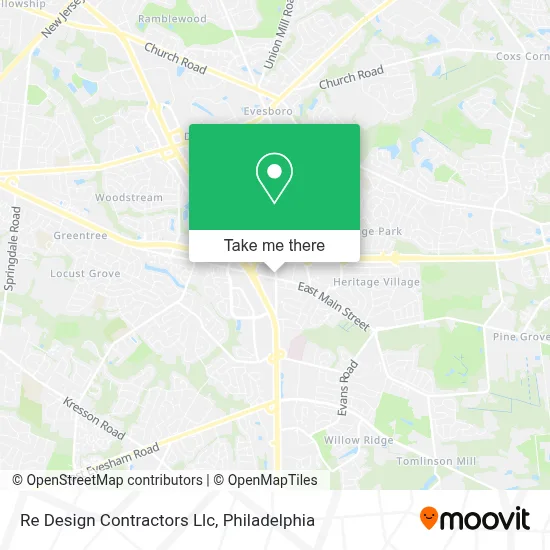 Re Design Contractors Llc map