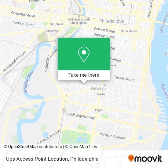 Ups Access Point Location map