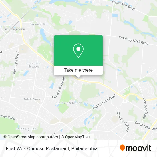 First Wok Chinese Restaurant map