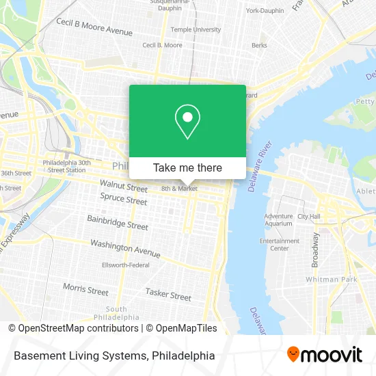 Basement Living Systems map