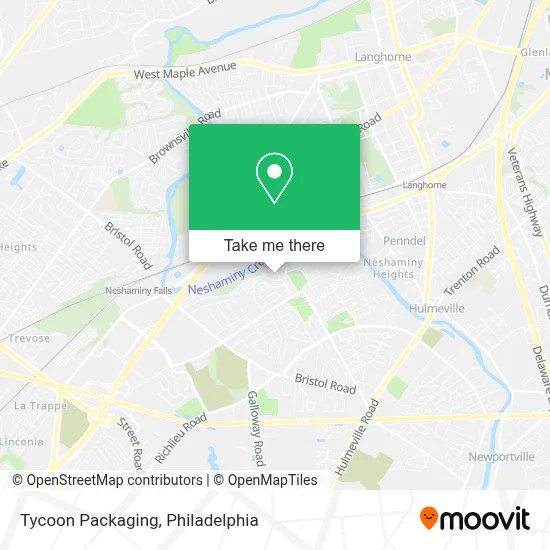 Tycoon Packaging map