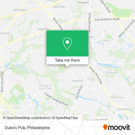 Duke's Pub map