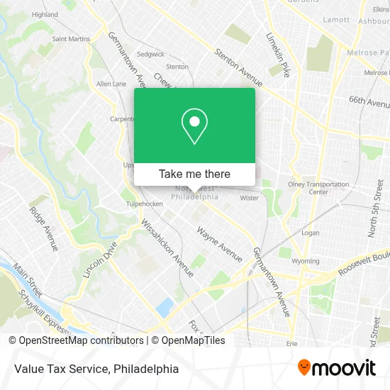 Value Tax Service map