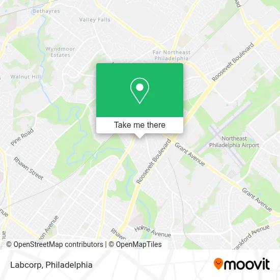 Labcorp map