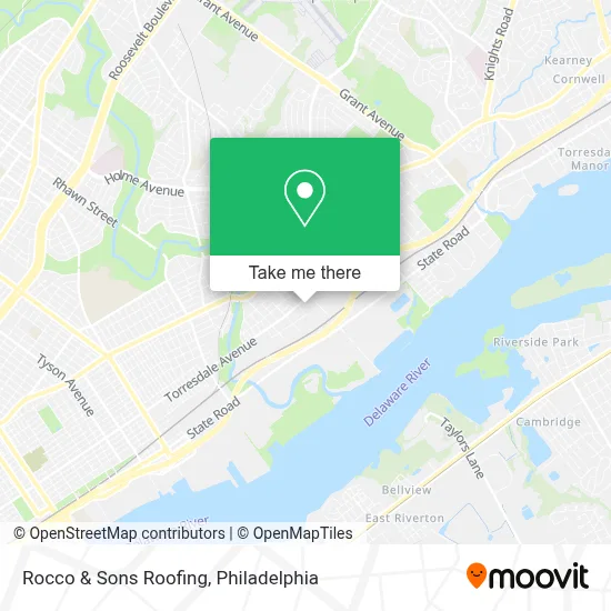 Rocco & Sons Roofing map